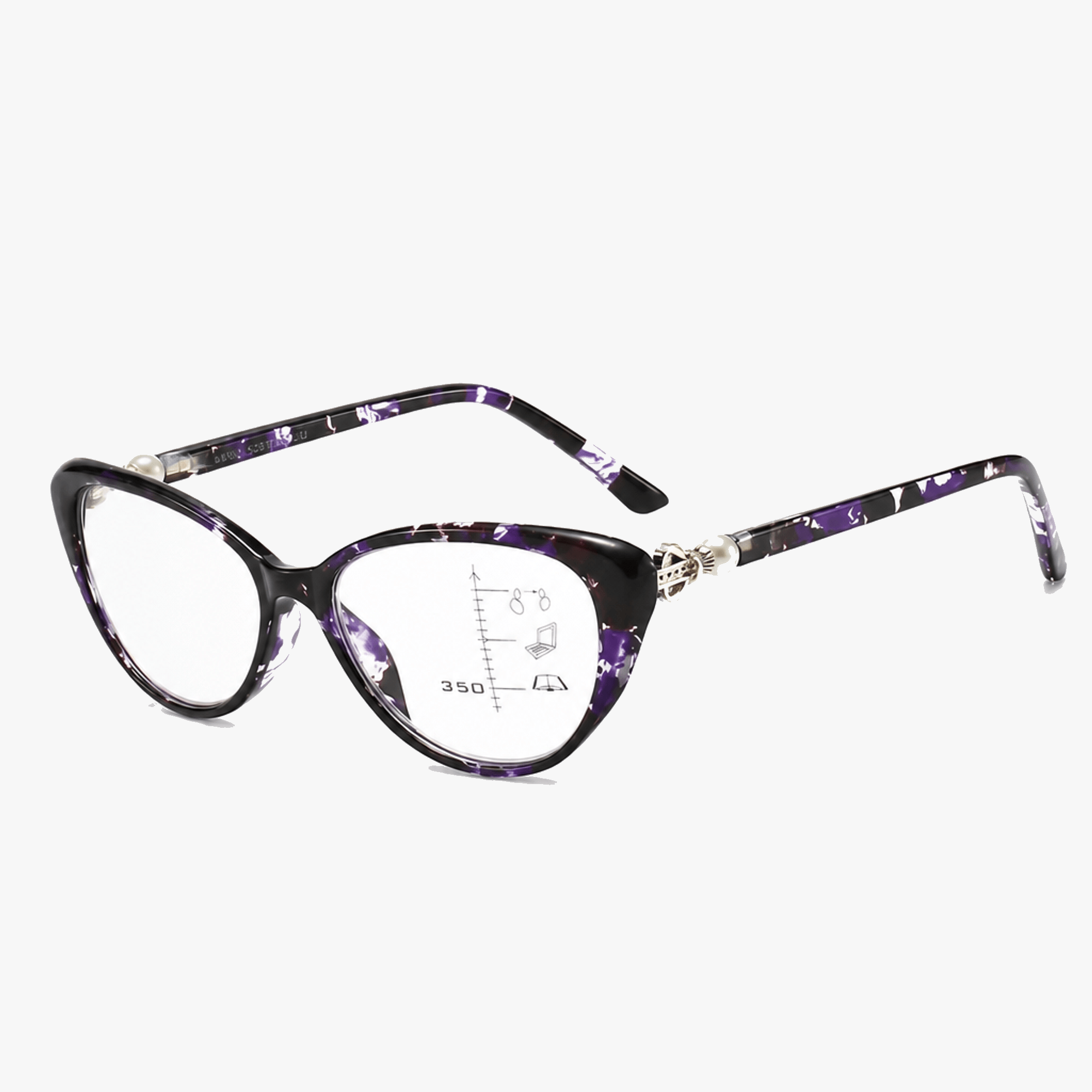 Lumora - Anti-Blue Light Multifocal Cat Eye Reading Glasses (40% Off)