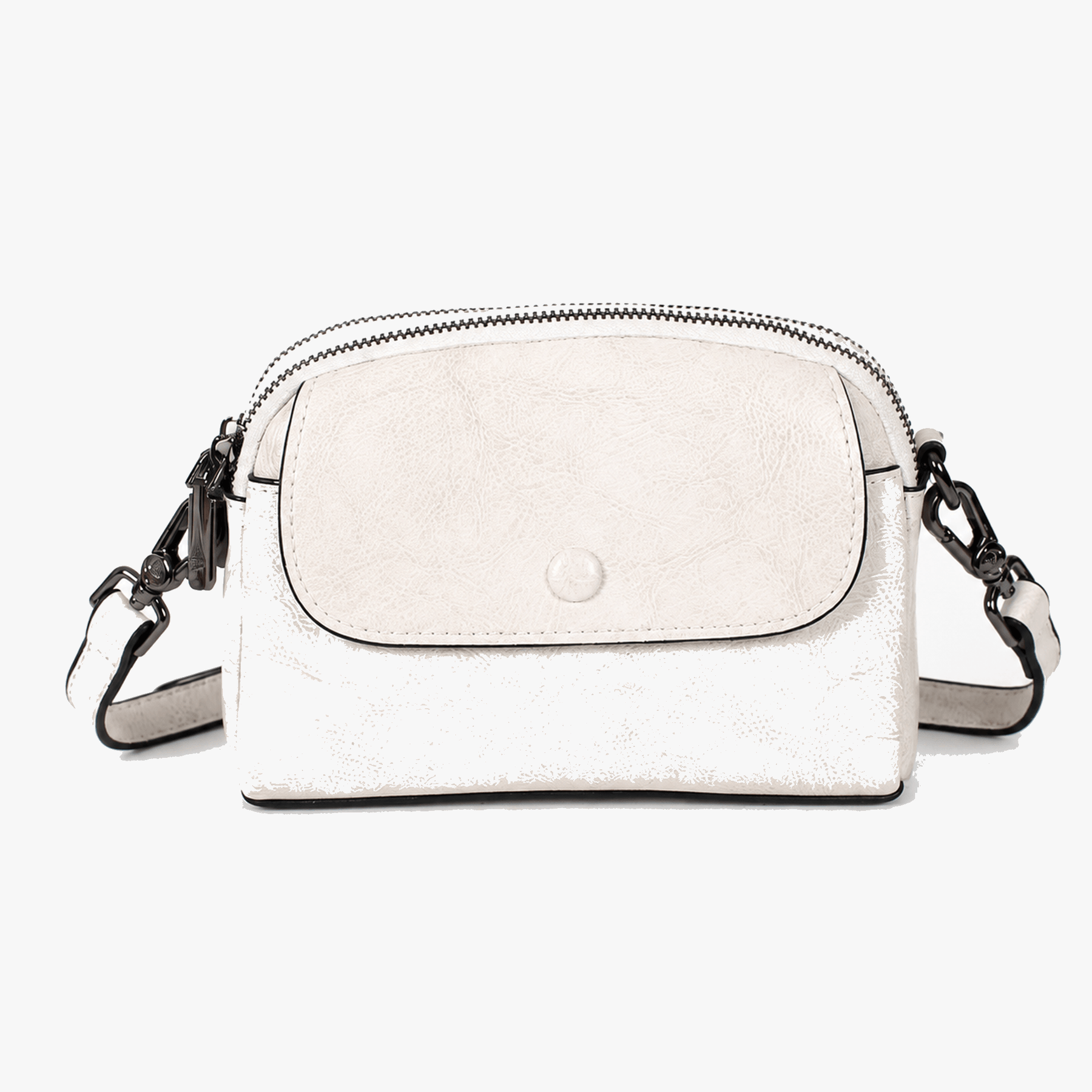Bellana – Glossy Genuine Leather Shoulder Bag for Women
