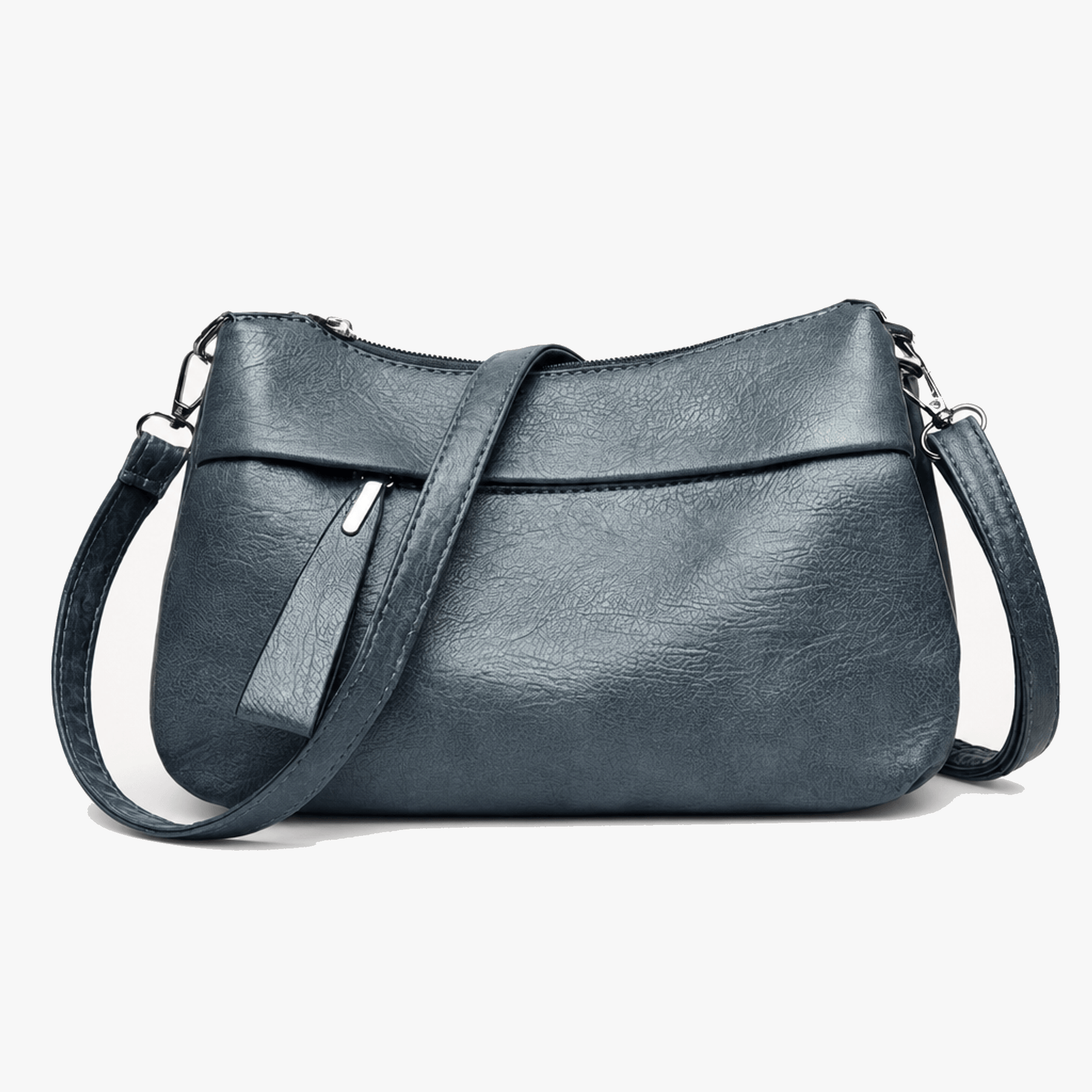 Carria - Soft Leather Crossbody With 3 Compartments