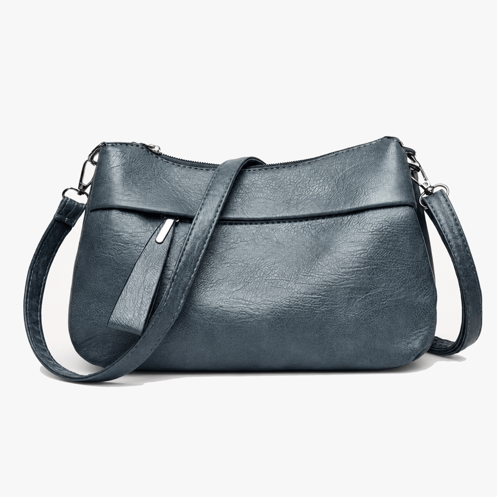 Carria - Soft Leather Crossbody With 3 Compartments