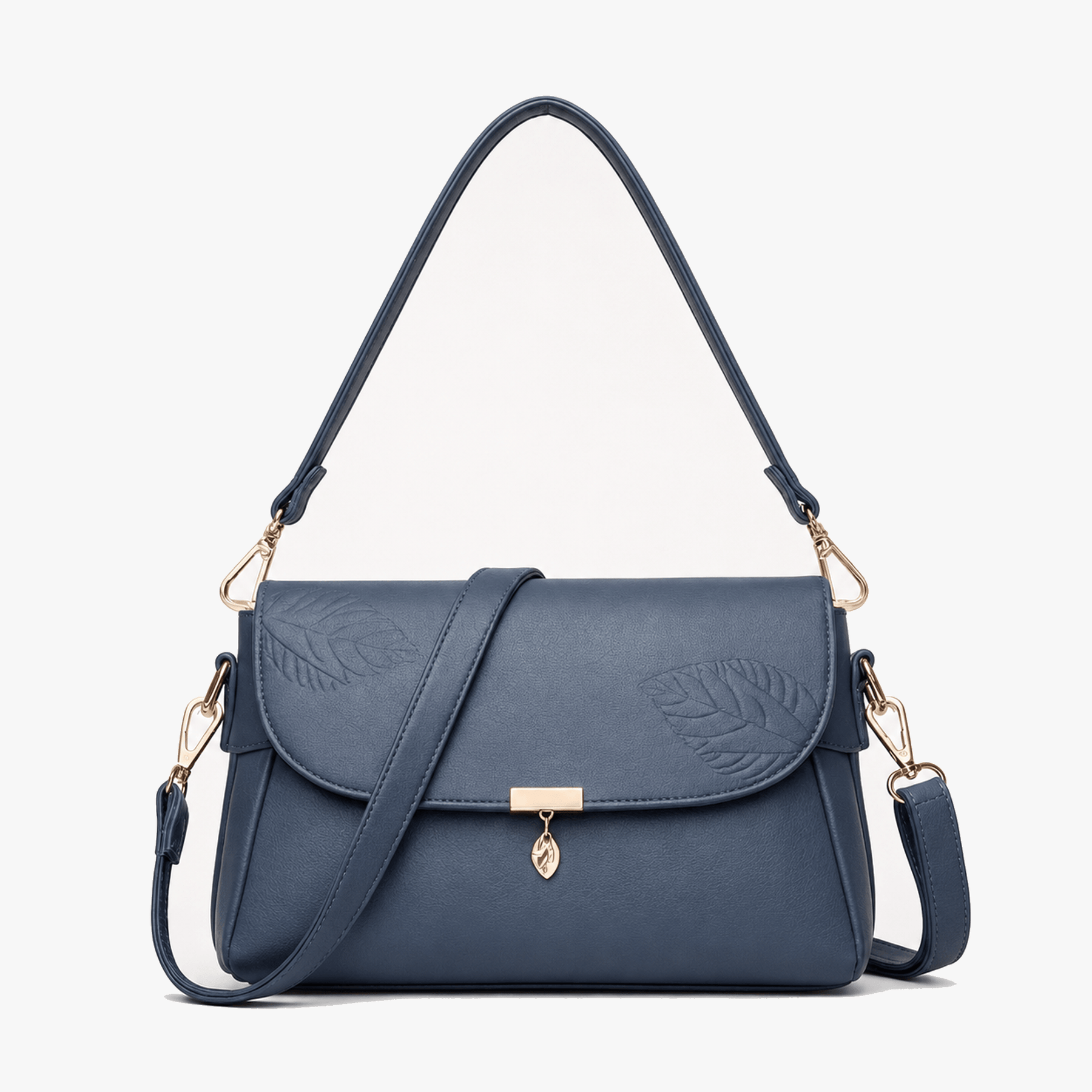 Leafara - Elegant Crossbody Bag with Leaf Detail