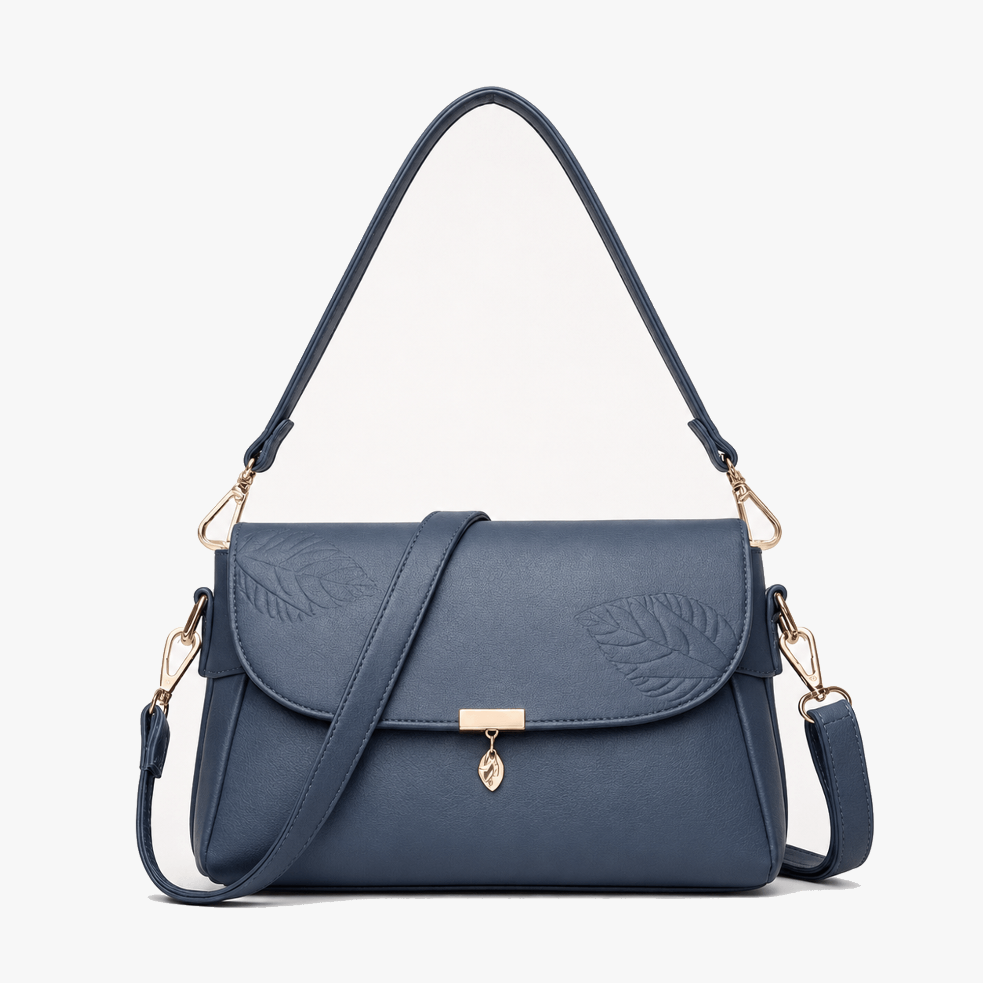 Leafara - Elegant Crossbody Bag with Leaf Detail