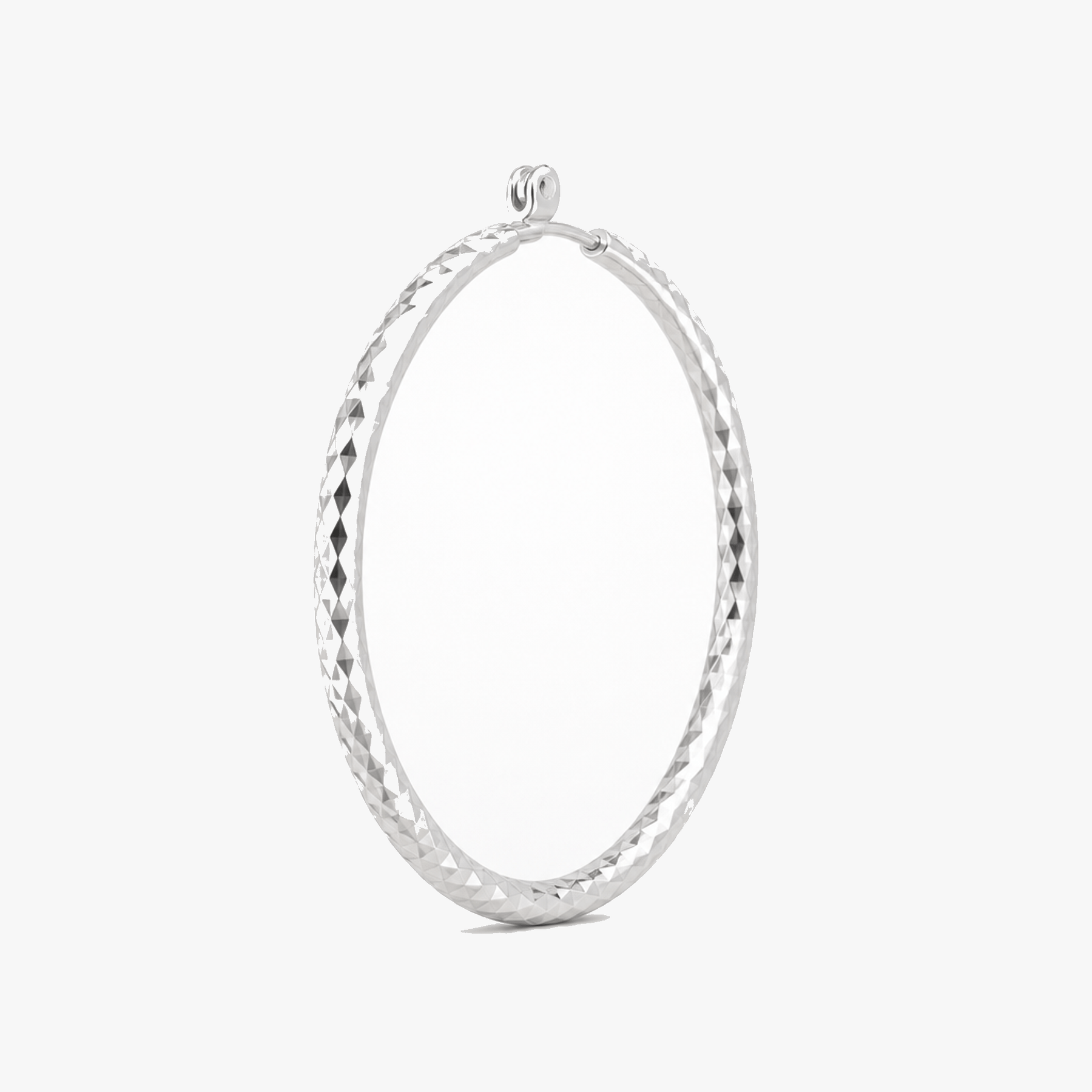 Lumara – Diamond-Cut Hoop Earrings