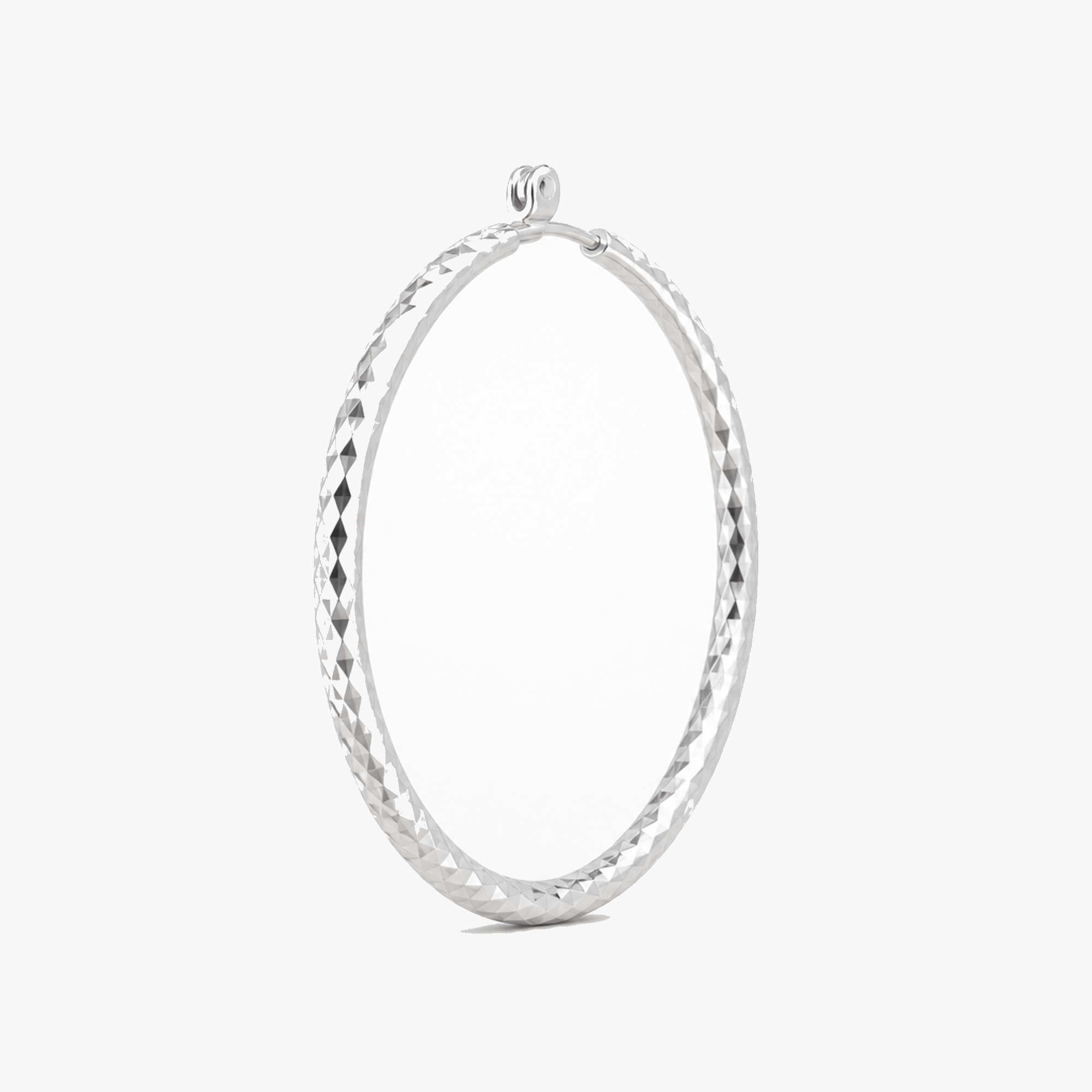 Lumara – Diamond-Cut Hoop Earrings