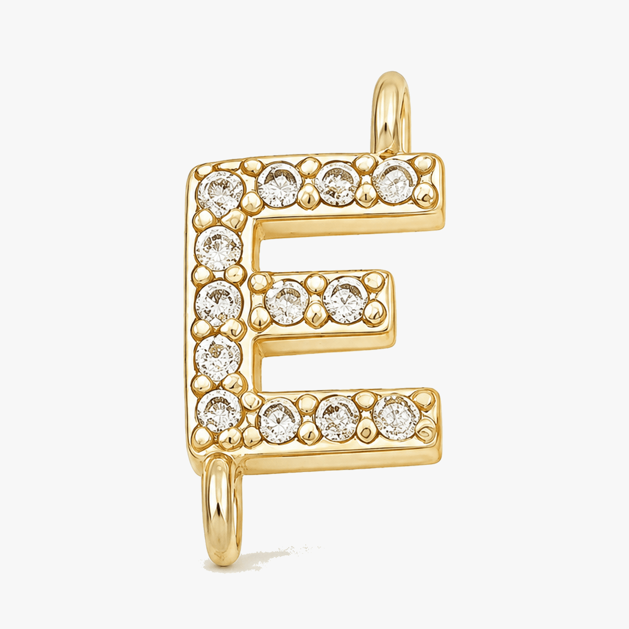 Aurela – Sparkling Initial Cross Necklace