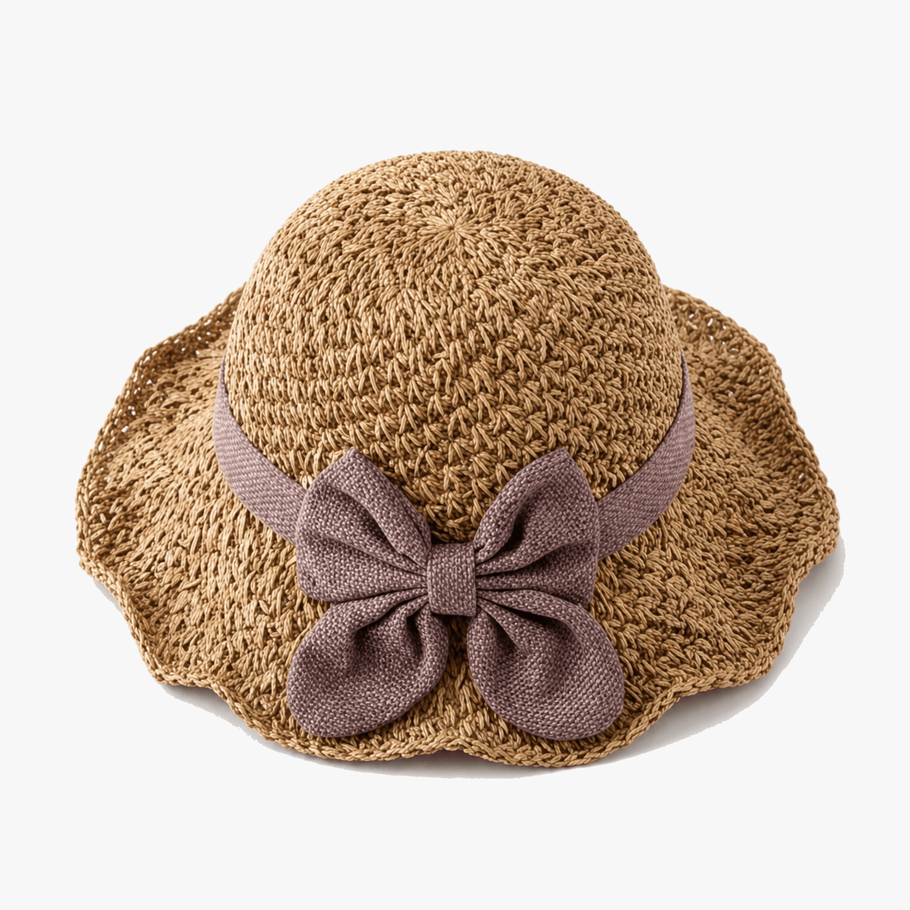 Bellabrim – Woven straw hat with bow detail