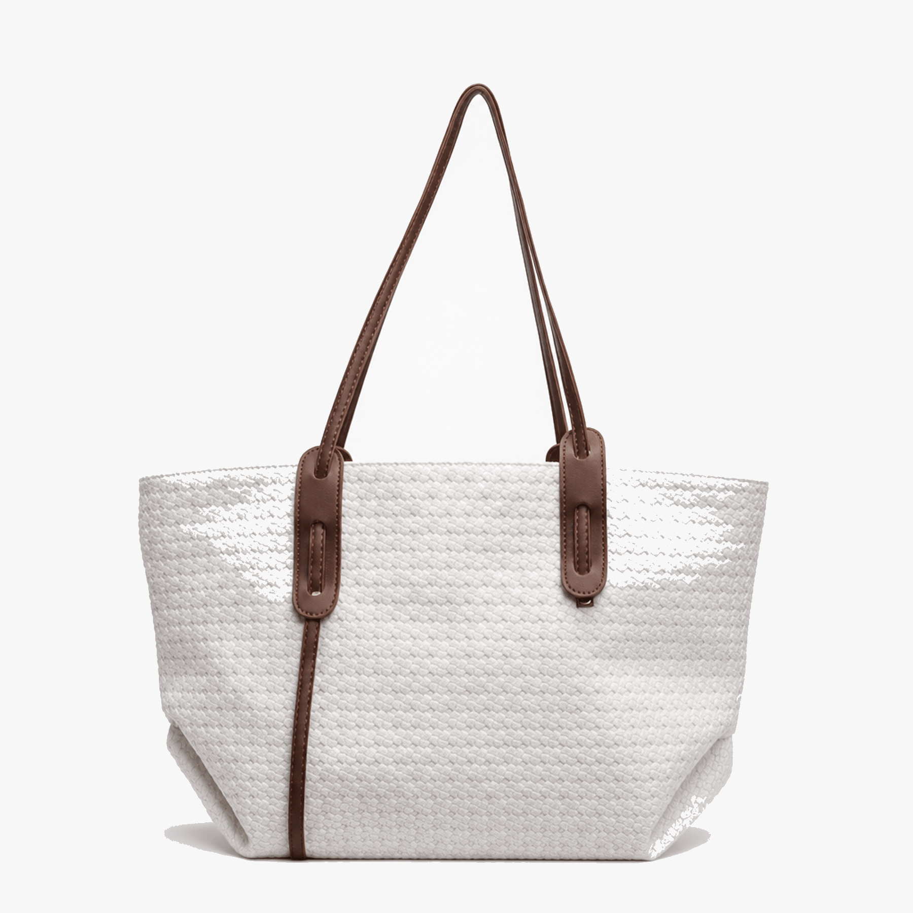 Ardenna – Woven Faux Leather Tote