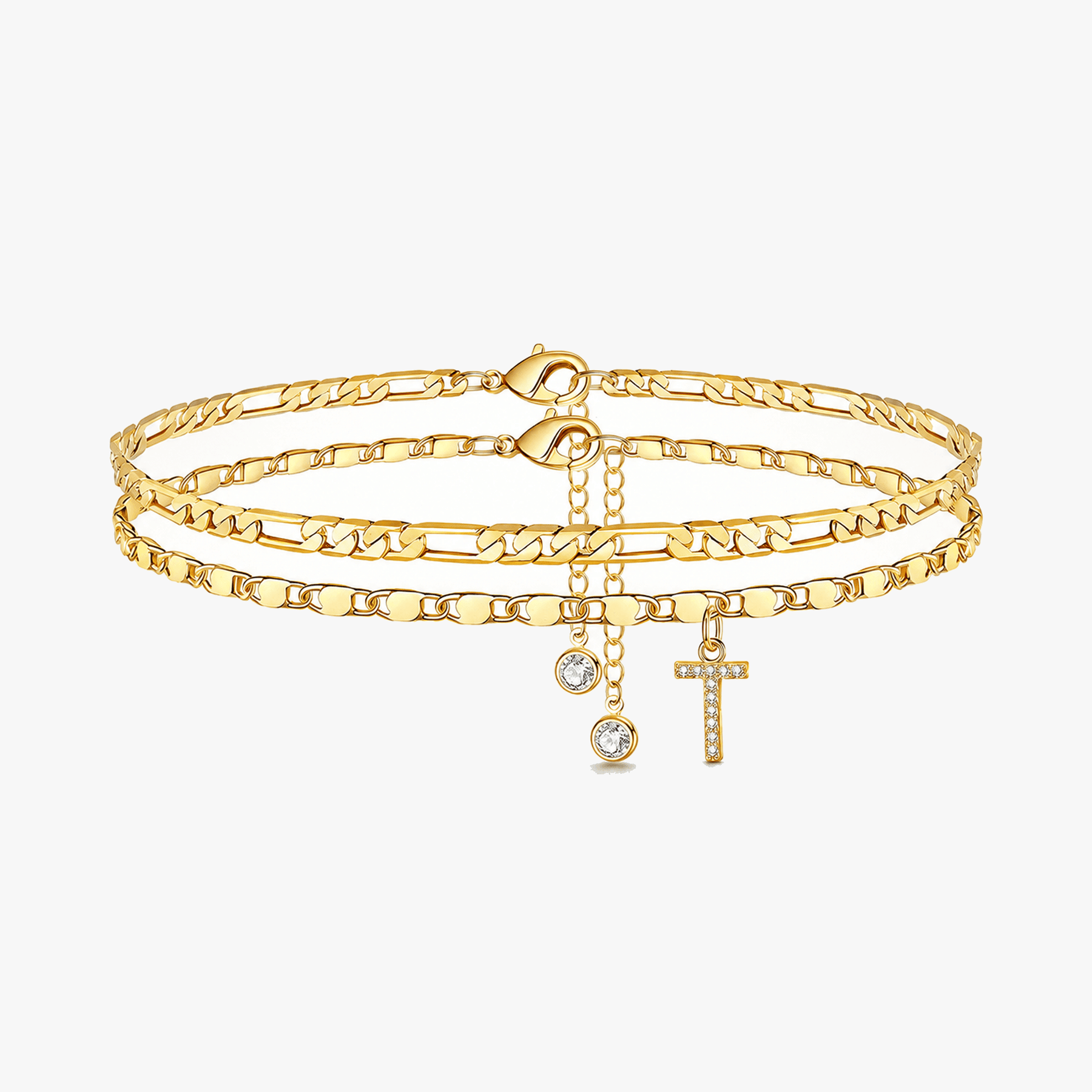 Letterly – Letter Layered Anklet