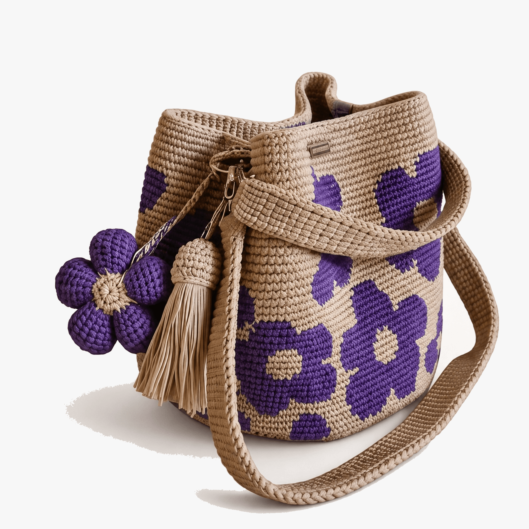 Bloomara – Handmade Crochet Flower Tote Bag