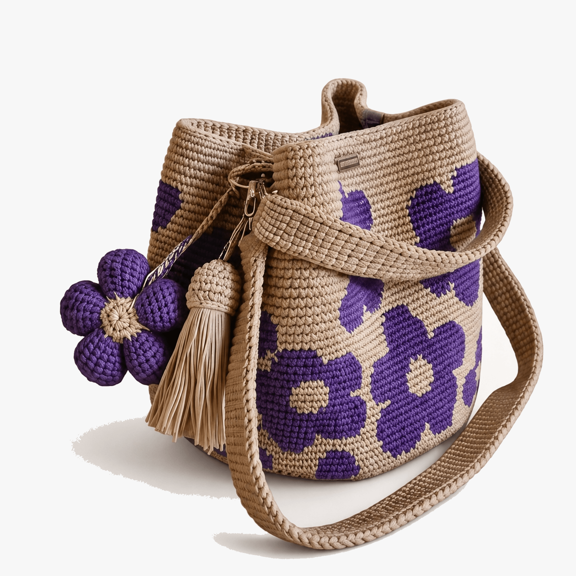 Bloomara – Handmade Crochet Flower Tote Bag