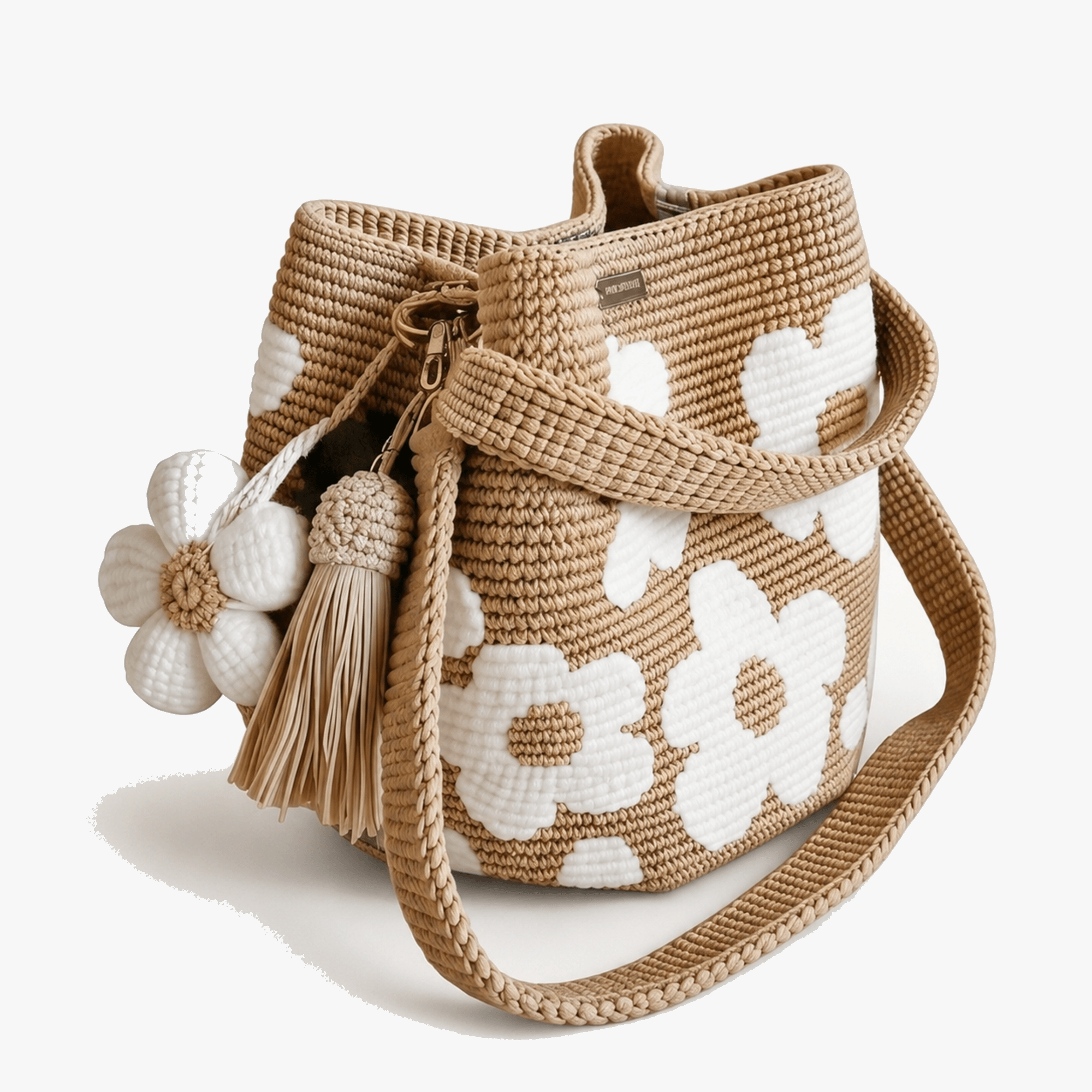 Bloomara – Handmade Crochet Flower Tote Bag