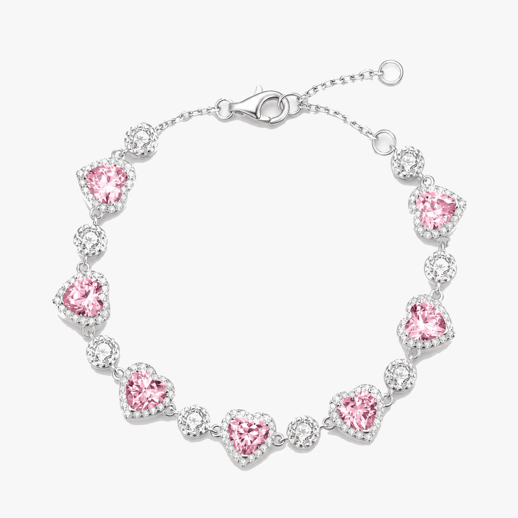 Lunavia – Heart Crystal Halo Bracelet
