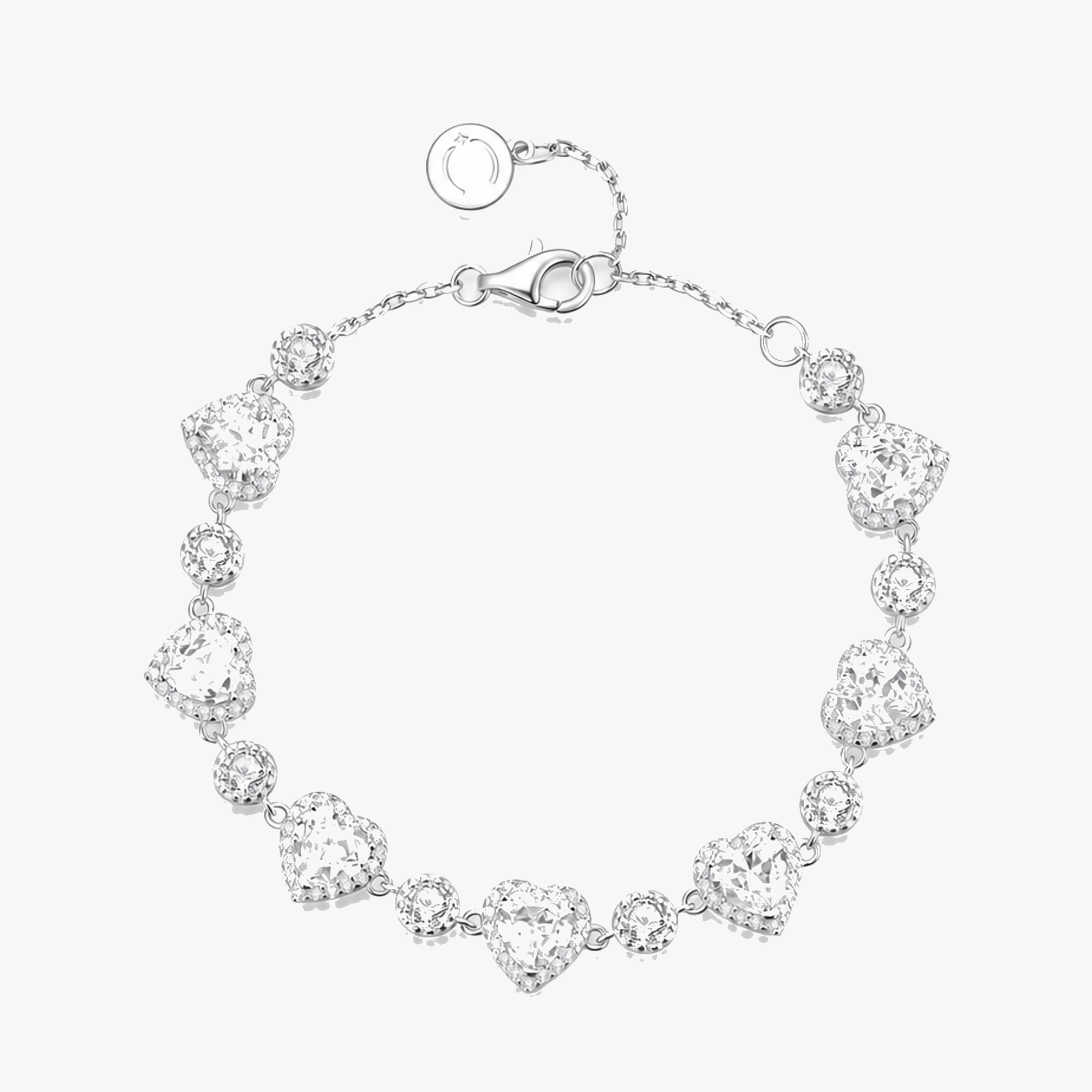Lunavia – Heart Crystal Halo Bracelet