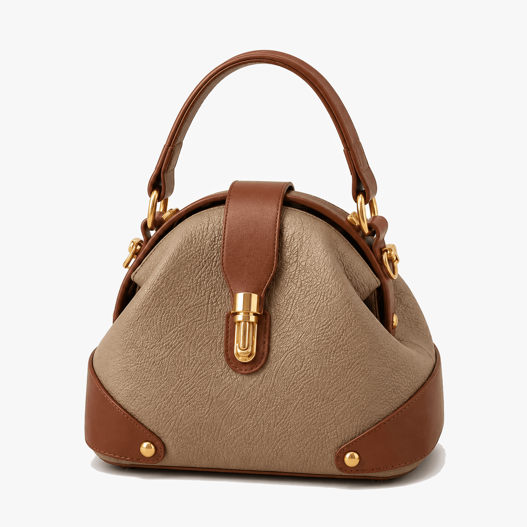 Cola – Two-Tone Leather Handbag for Day to Night