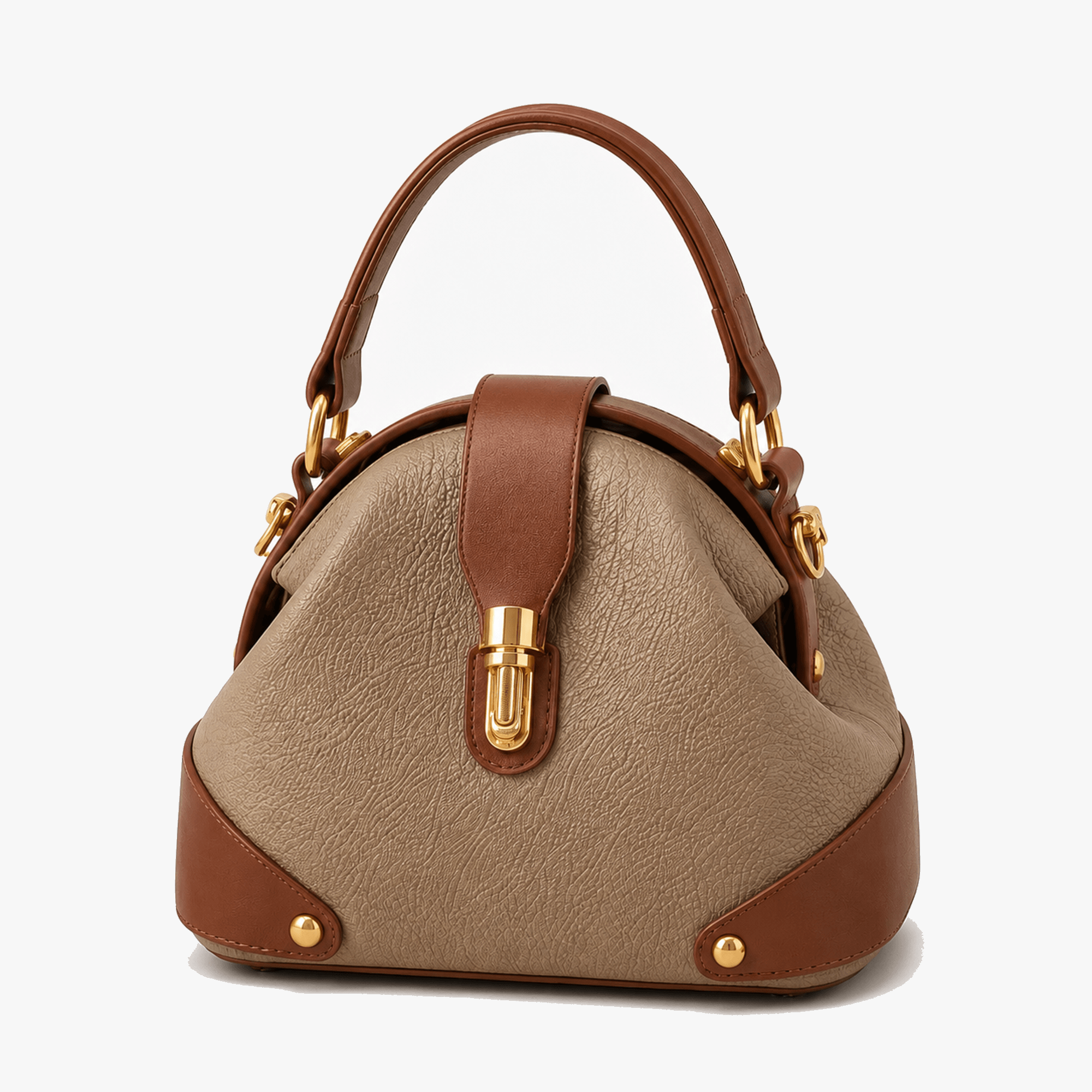 Cola – Two-Tone Leather Handbag for Day to Night