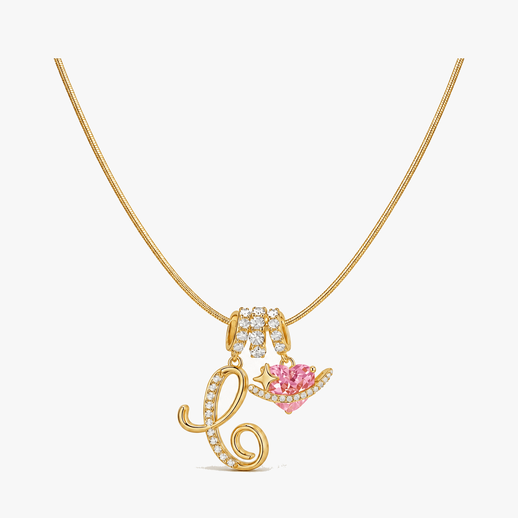 Levara – Personalized Initial Heart Necklace