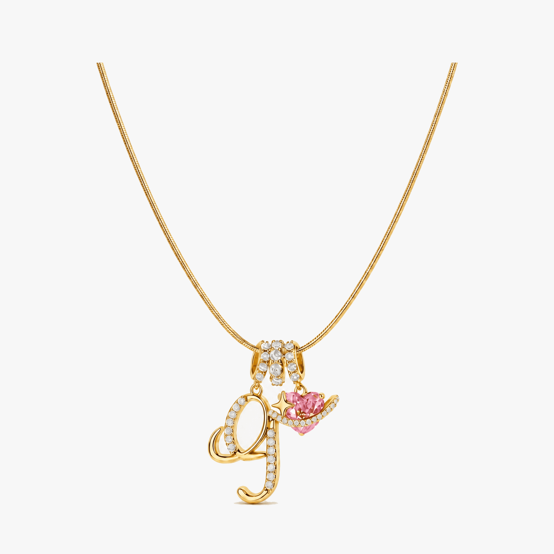 Levara – Personalized Initial Heart Necklace