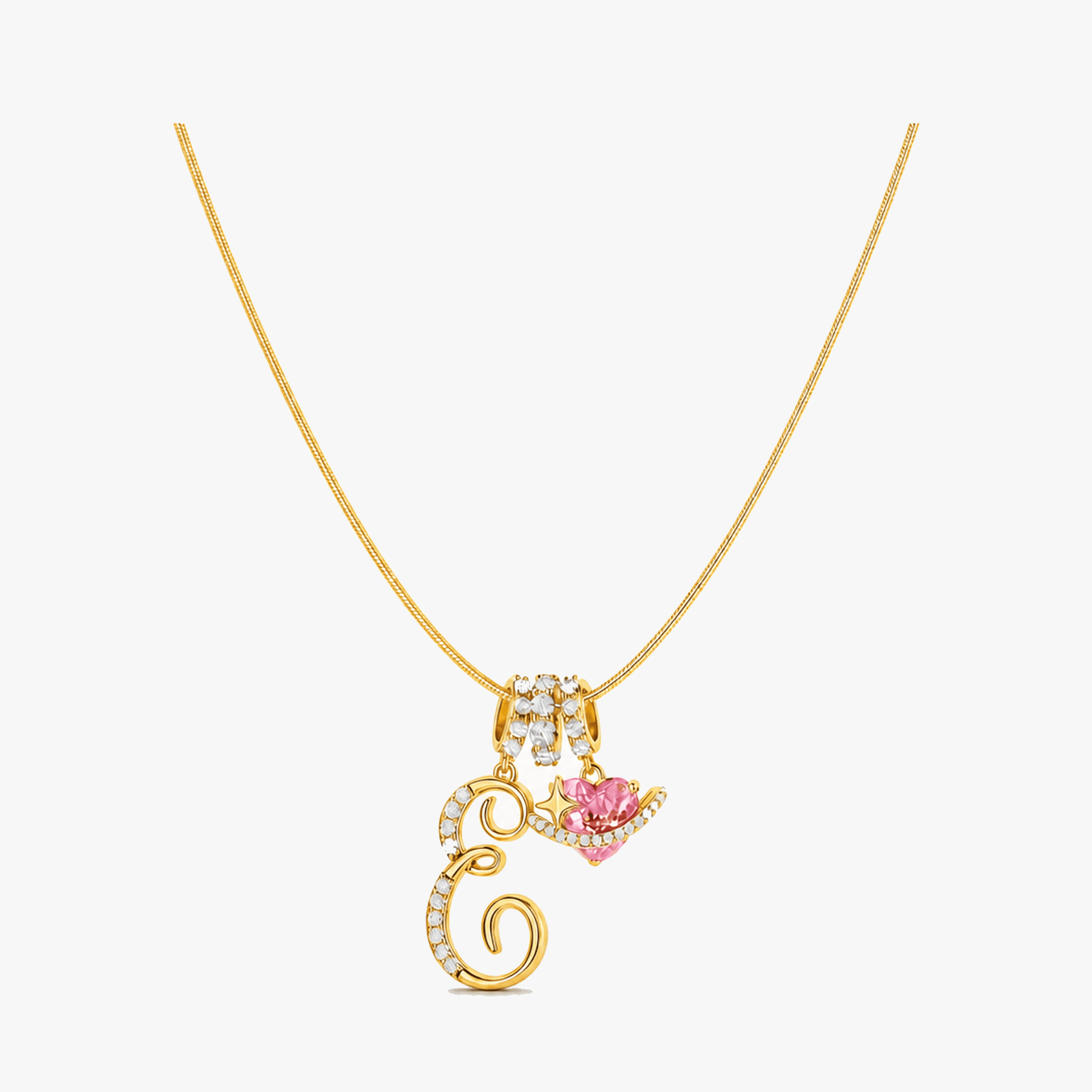 Levara – Personalized Initial Heart Necklace