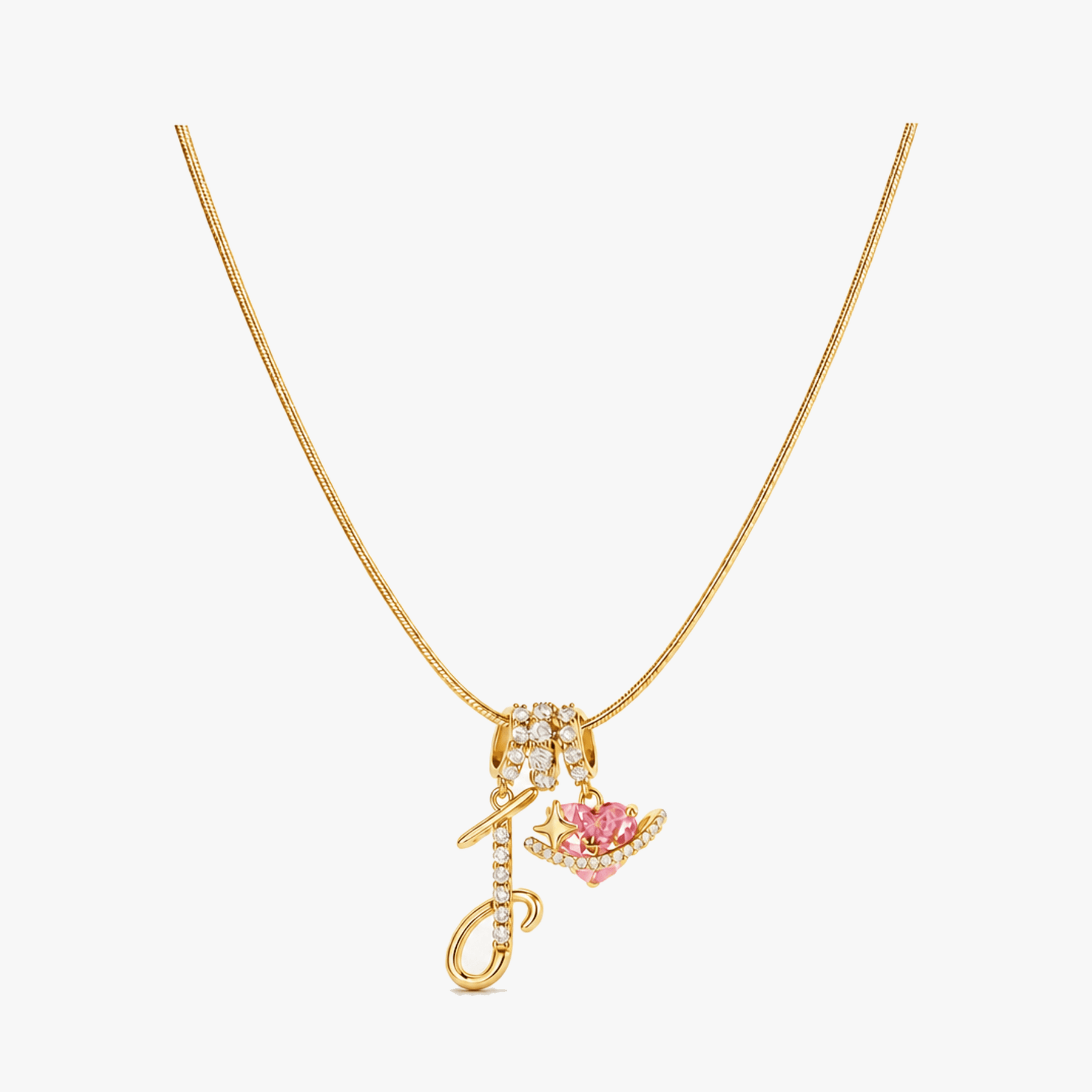 Levara – Personalized Initial Heart Necklace