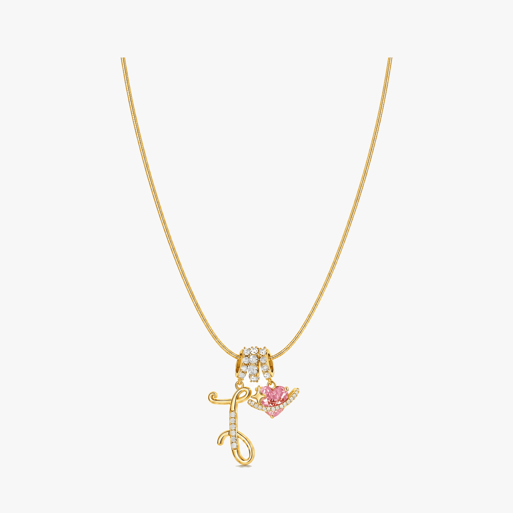 Levara – Personalized Initial Heart Necklace