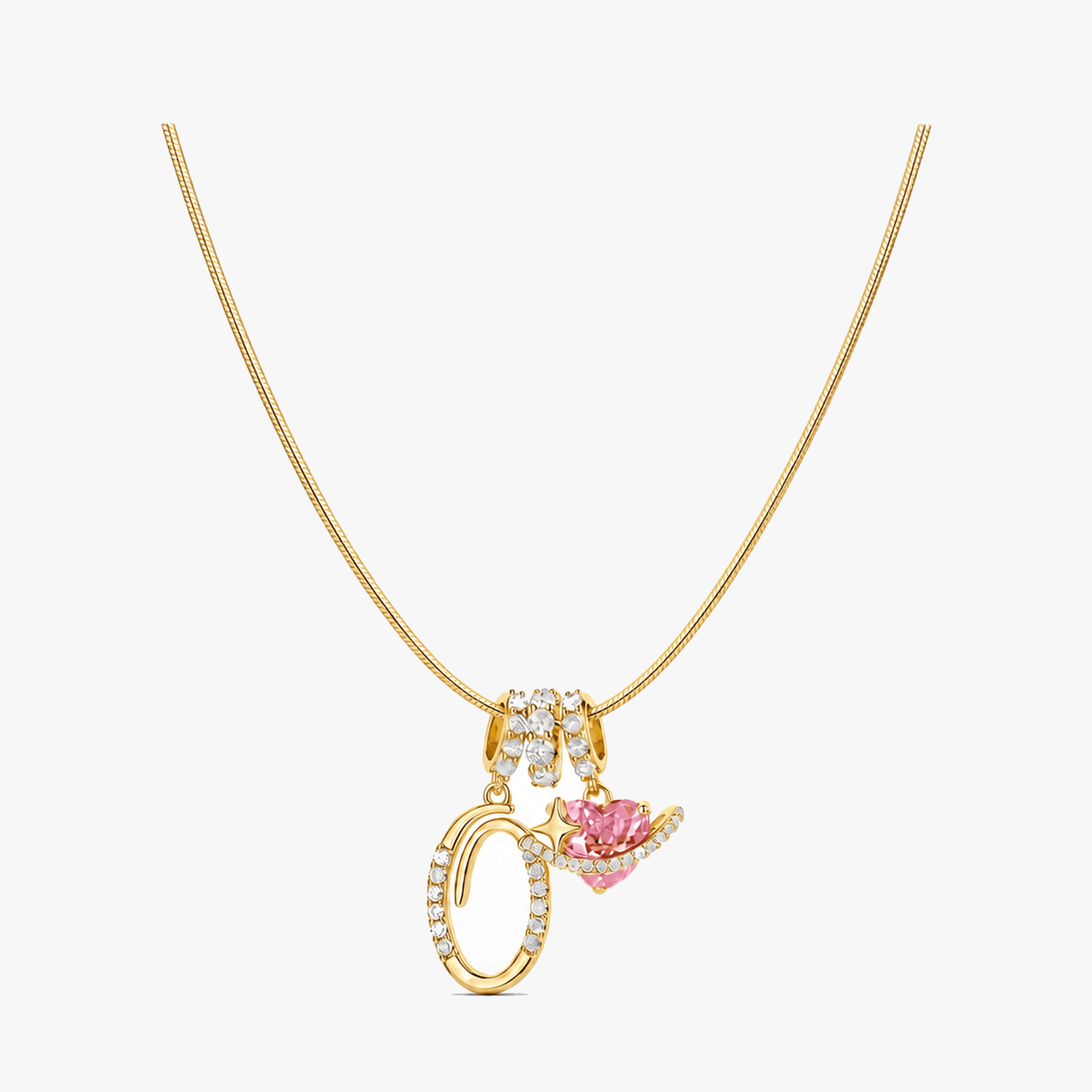 Levara – Personalized Initial Heart Necklace