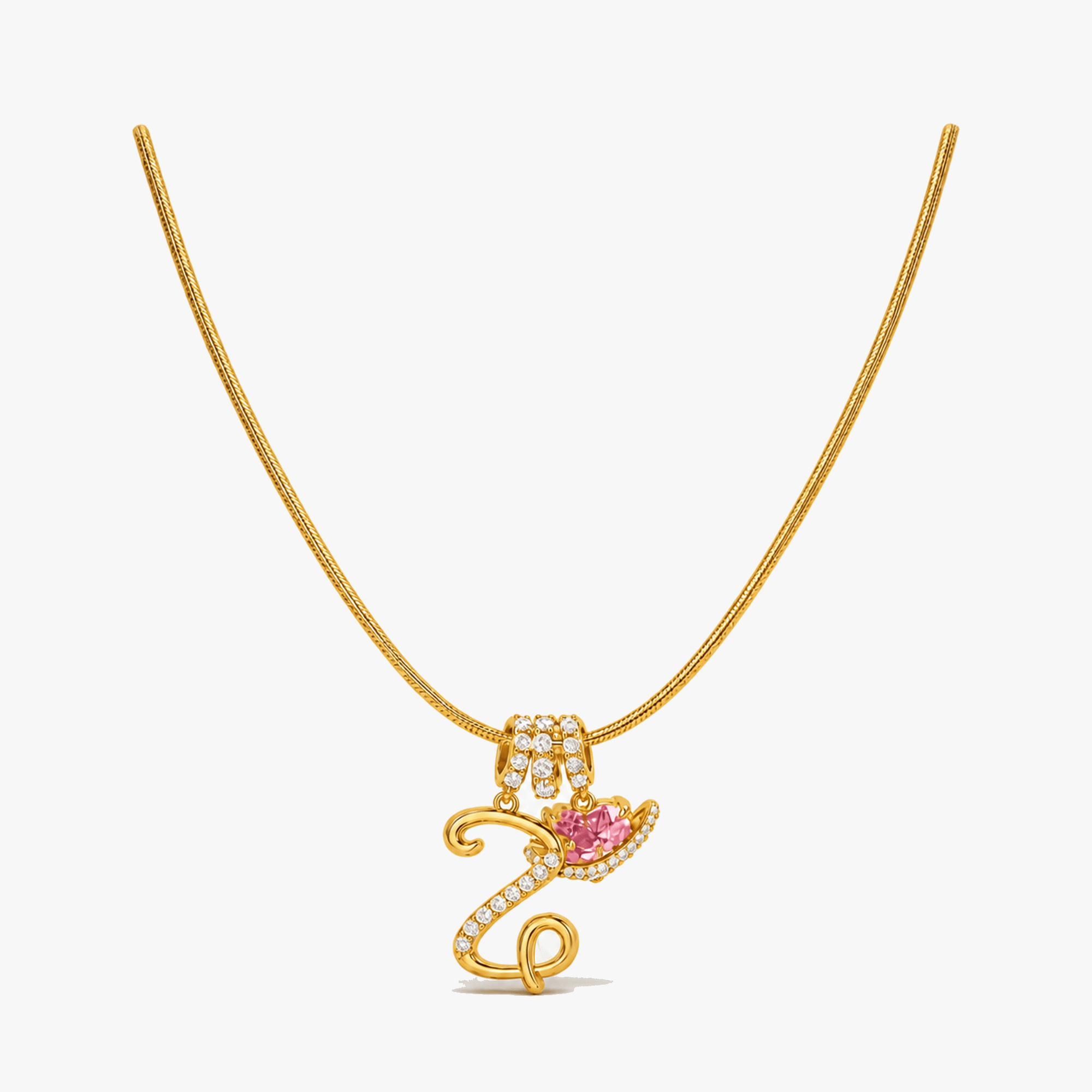 Levara – Personalized Initial Heart Necklace
