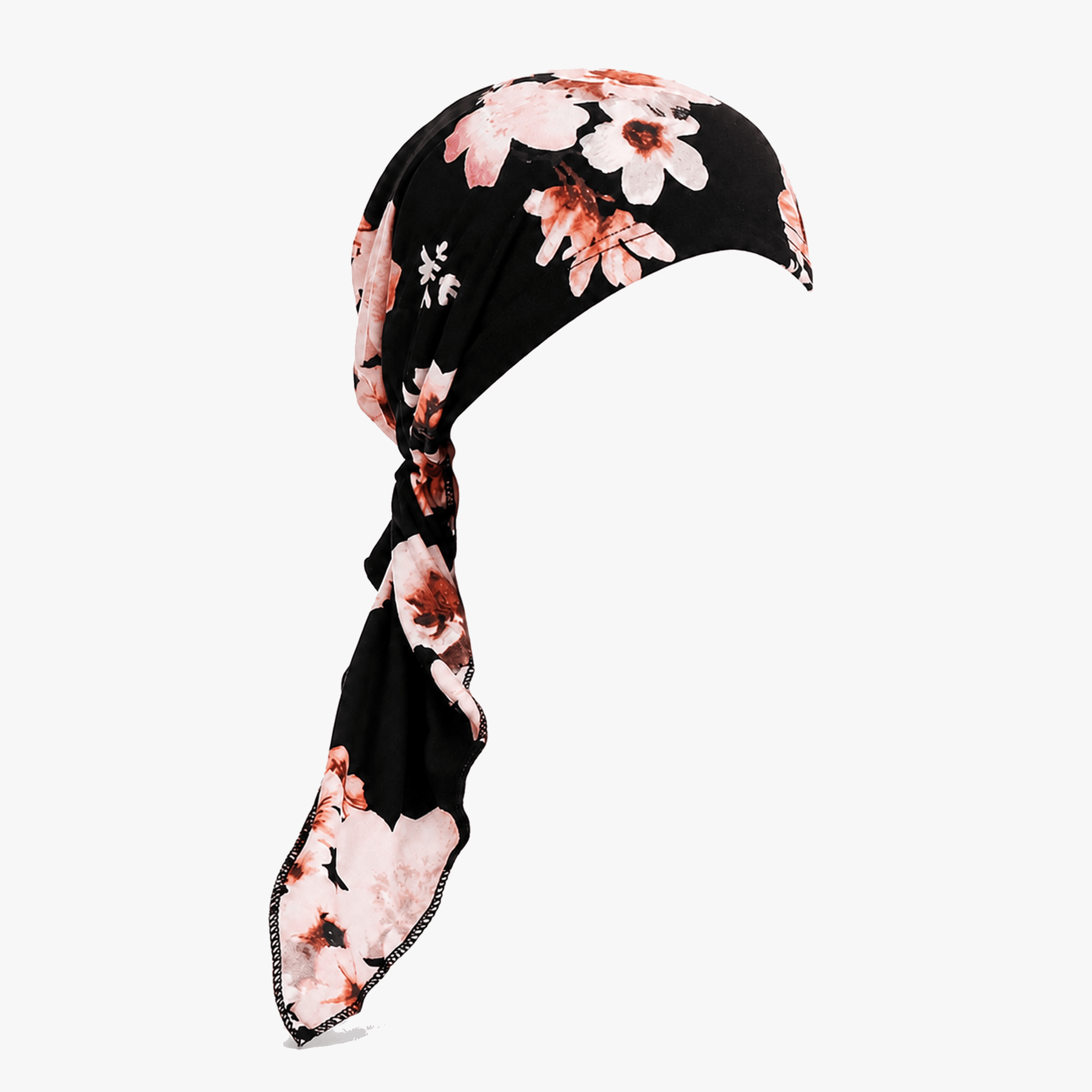 Florenza – Pre-Tied Floral Head Scarf Turban, Soft Elastic, 5 Prints