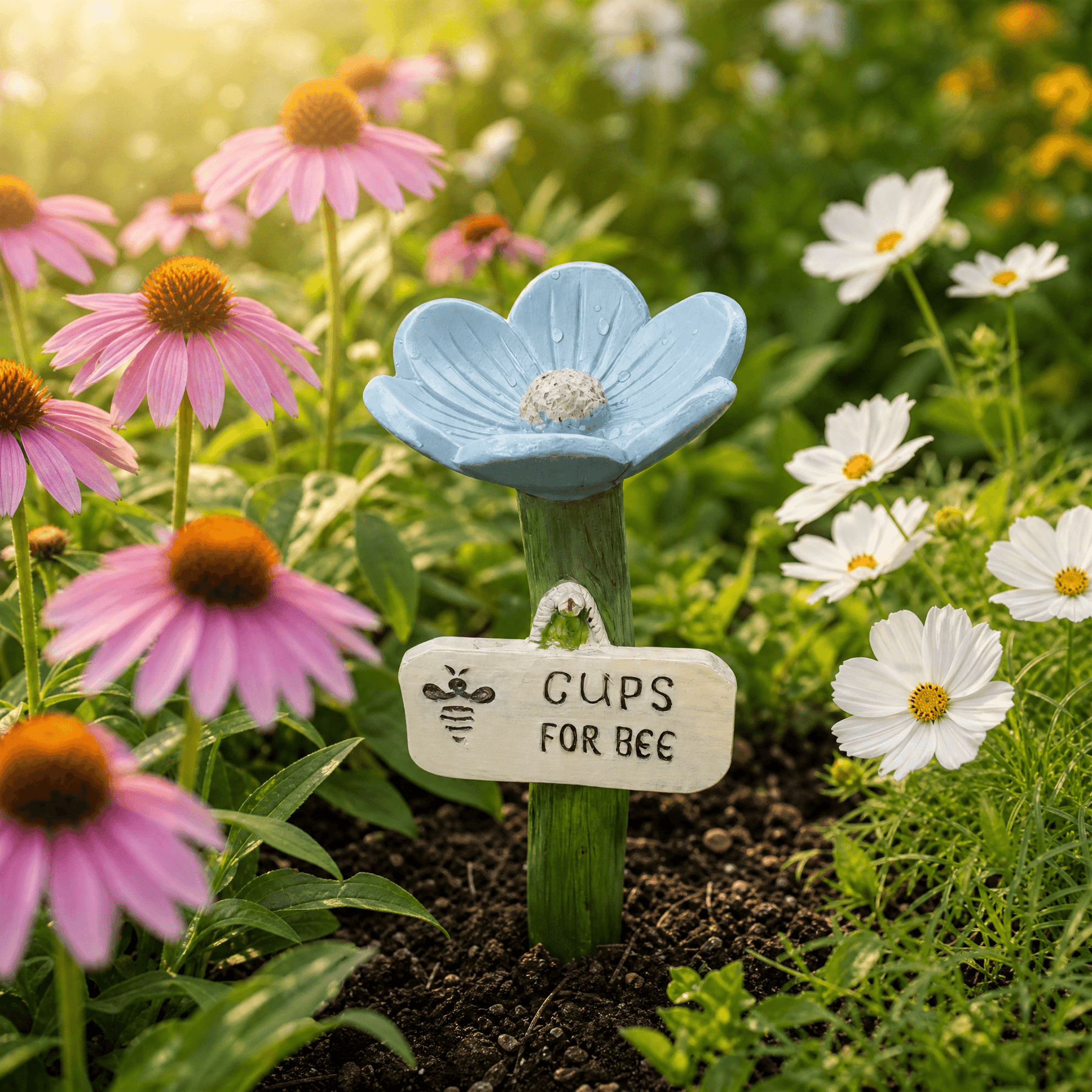 Bloomsip – Flower Shaped Bee Watering Station