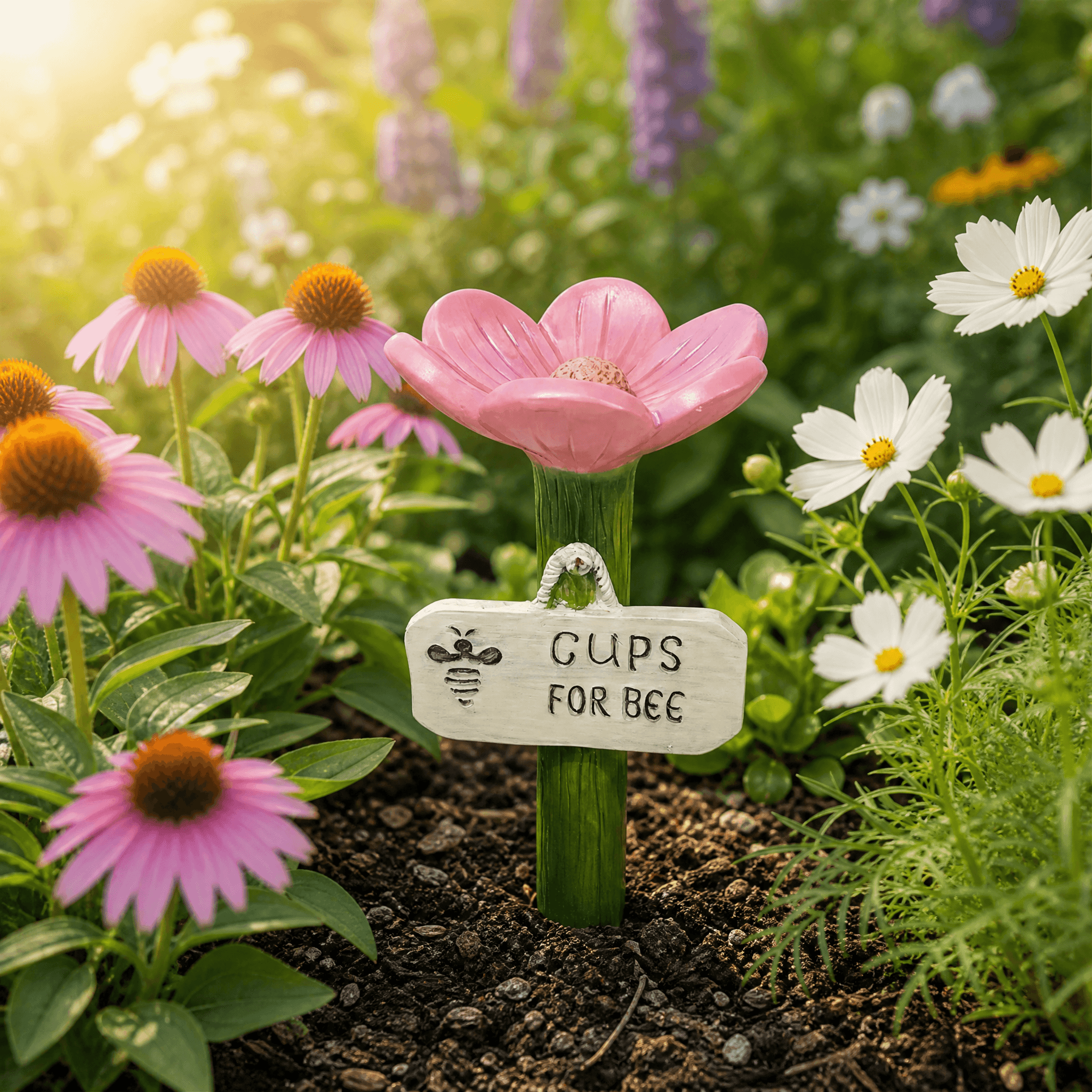 Bloomsip – Flower Shaped Bee Watering Station