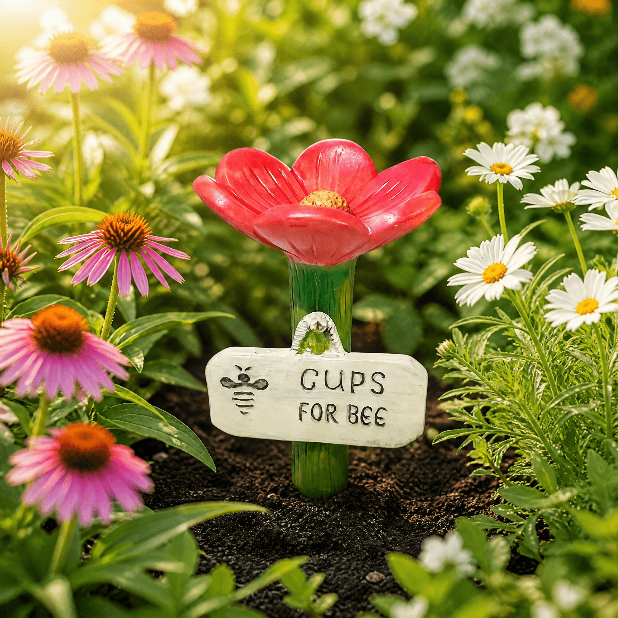 Bloomsip – Flower Shaped Bee Watering Station