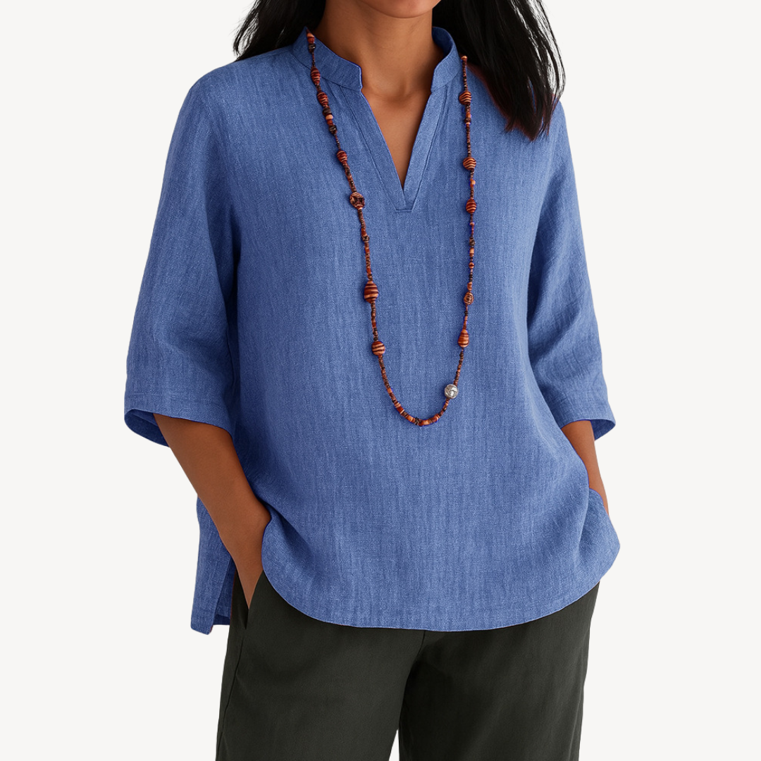 Katherine | Women’s Casual Linen Tunic Top