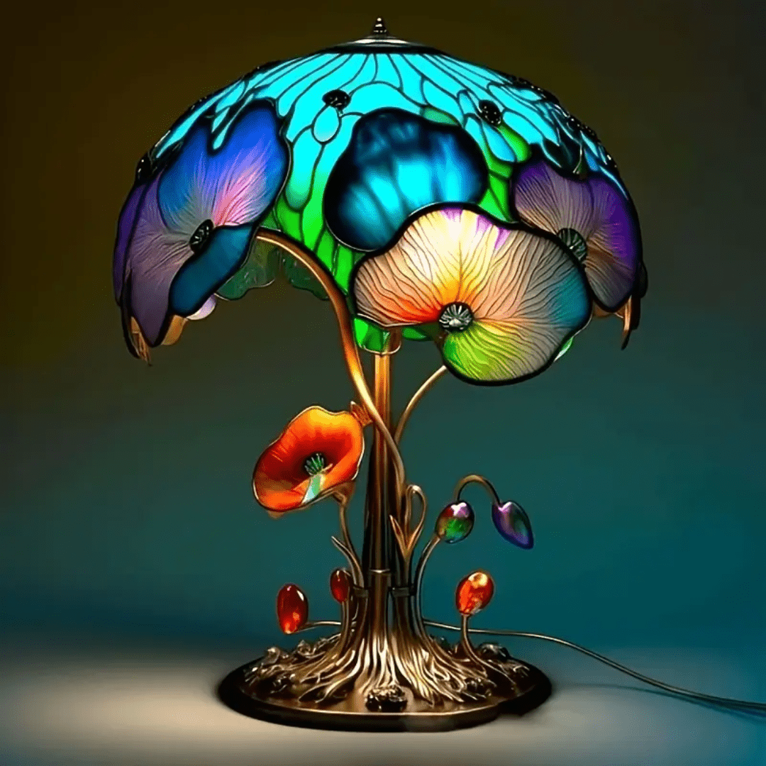Bohemian Style Animal Flower Lamp