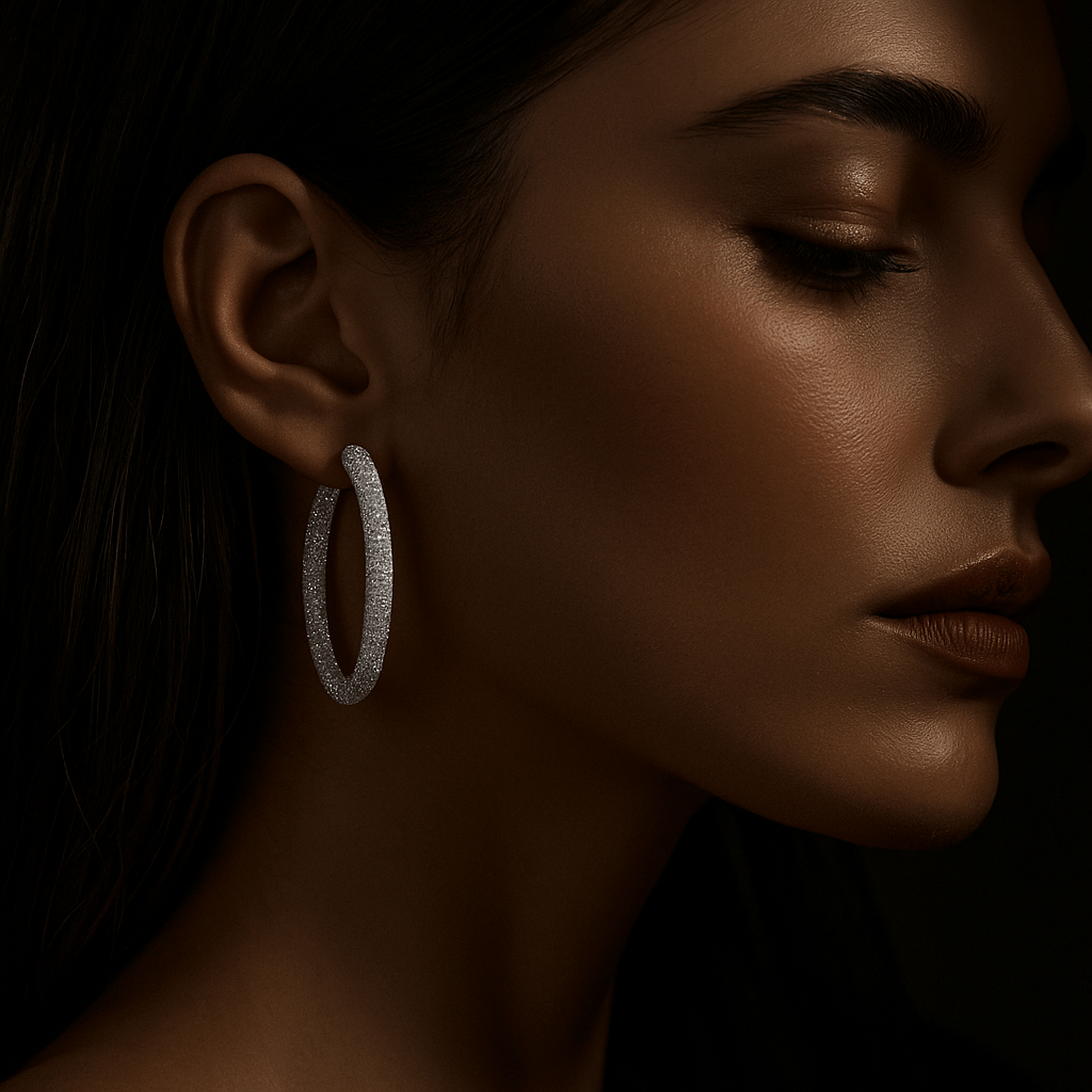 Fauna Earrings – 925 Silver and 18K Gold Hoops