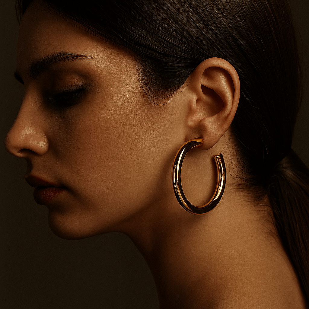 Claudia Earrings – 18k Gold Plated