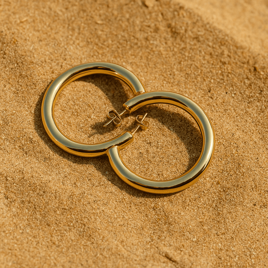 Claudia Earrings – 18k Gold Plated