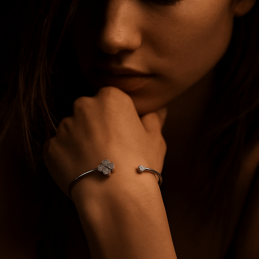 Sunflower Bracelet – 925 Silver and Love Talismans