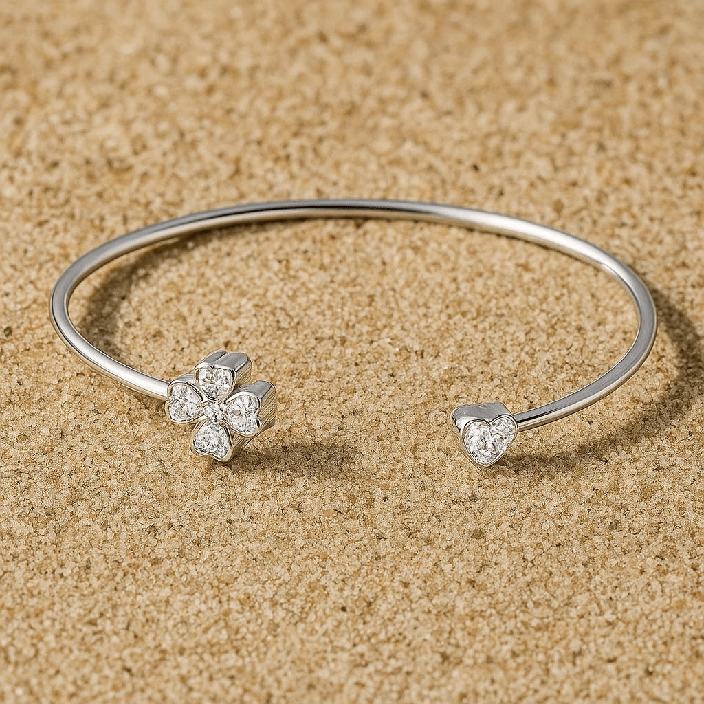 Sunflower Bracelet – 925 Silver and Love Talismans
