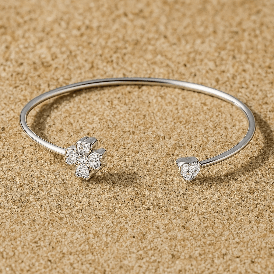 Sunflower Bracelet – 925 Silver and Love Talismans
