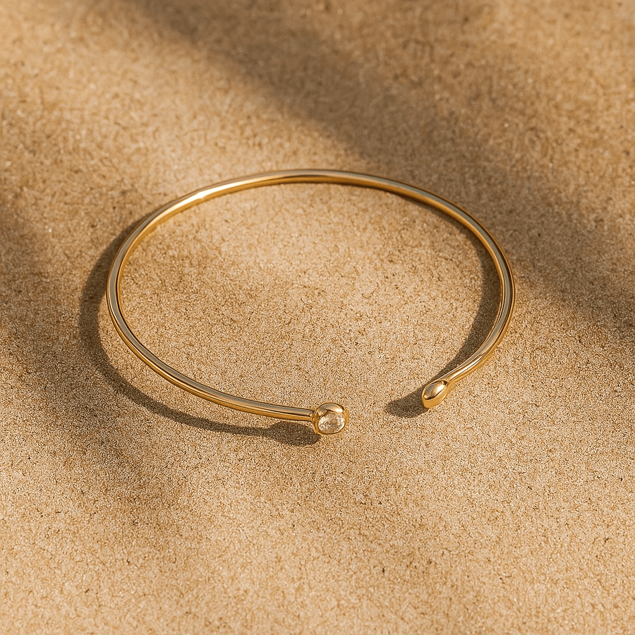 Sunset Bracelet – 18k Gold-Plated Bracelet with Sun Reflections