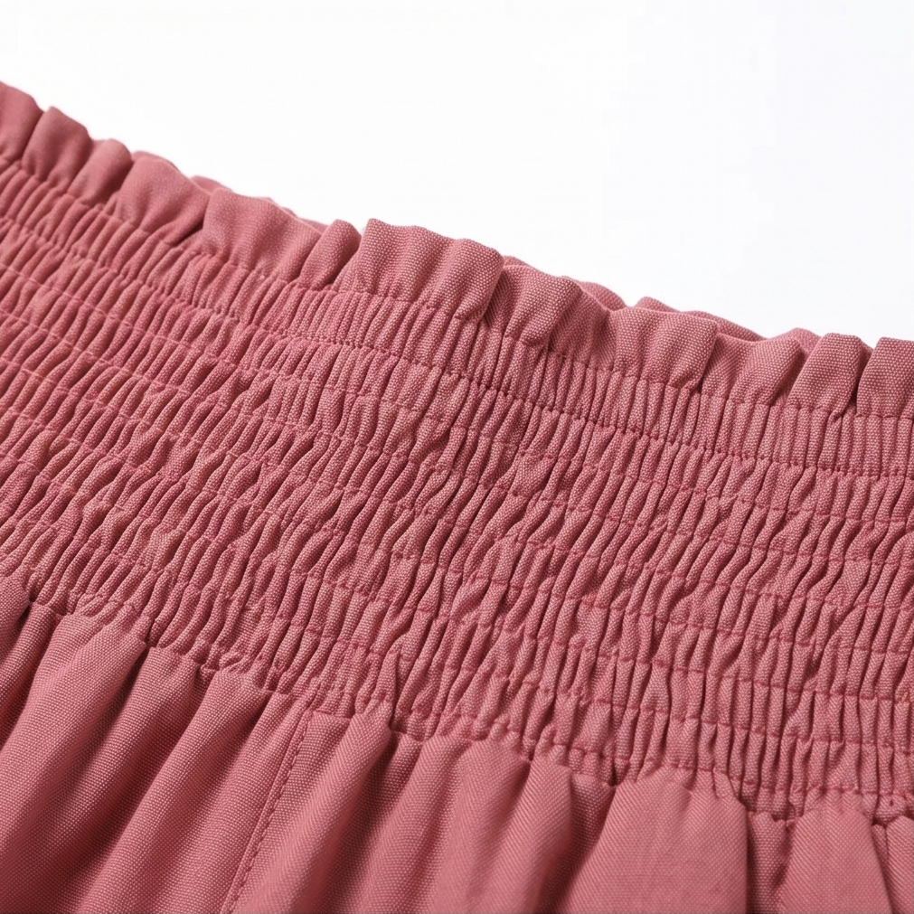 Breesa – Smocked High-Waist Summer Pants