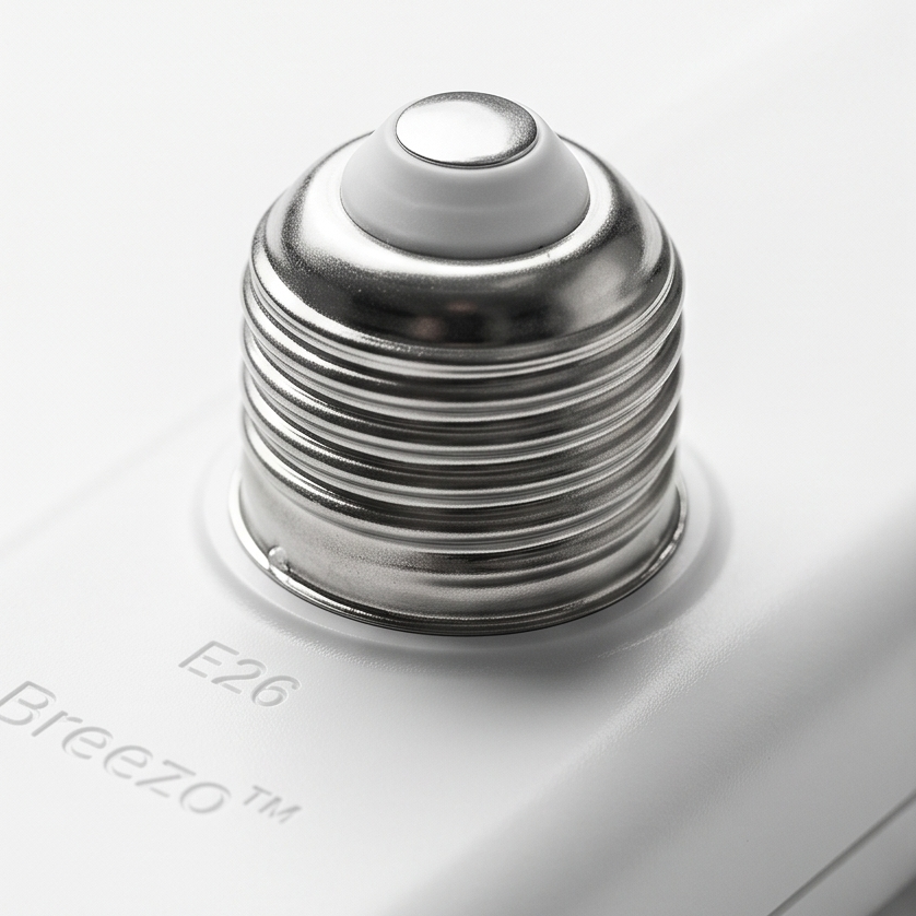 Breezo – Screw-In Ceiling Fan with LED Light