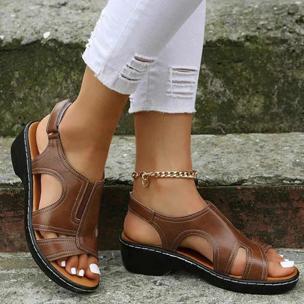 Nora - Fish Mouth Orthopedic Summer Sandals