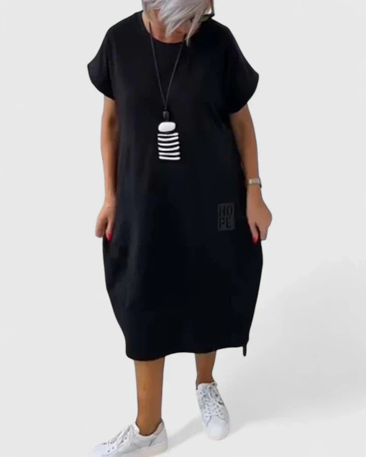AUBREY – RELAXED HOPE TUNIC DRESS