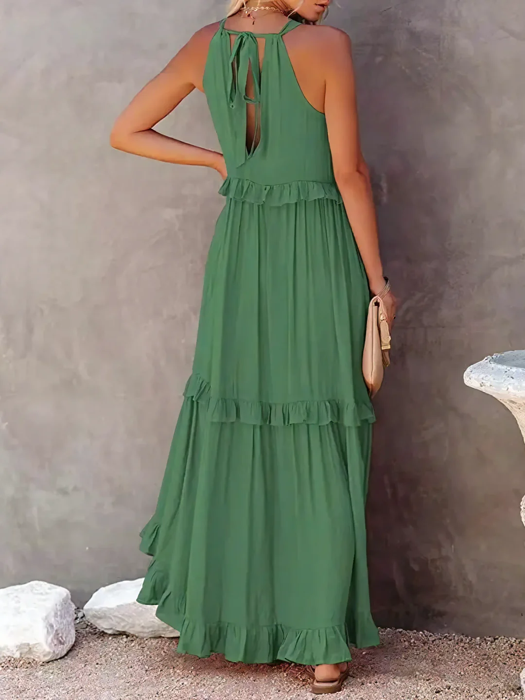 Mabel | Ruffle Breeze Maxi Dress