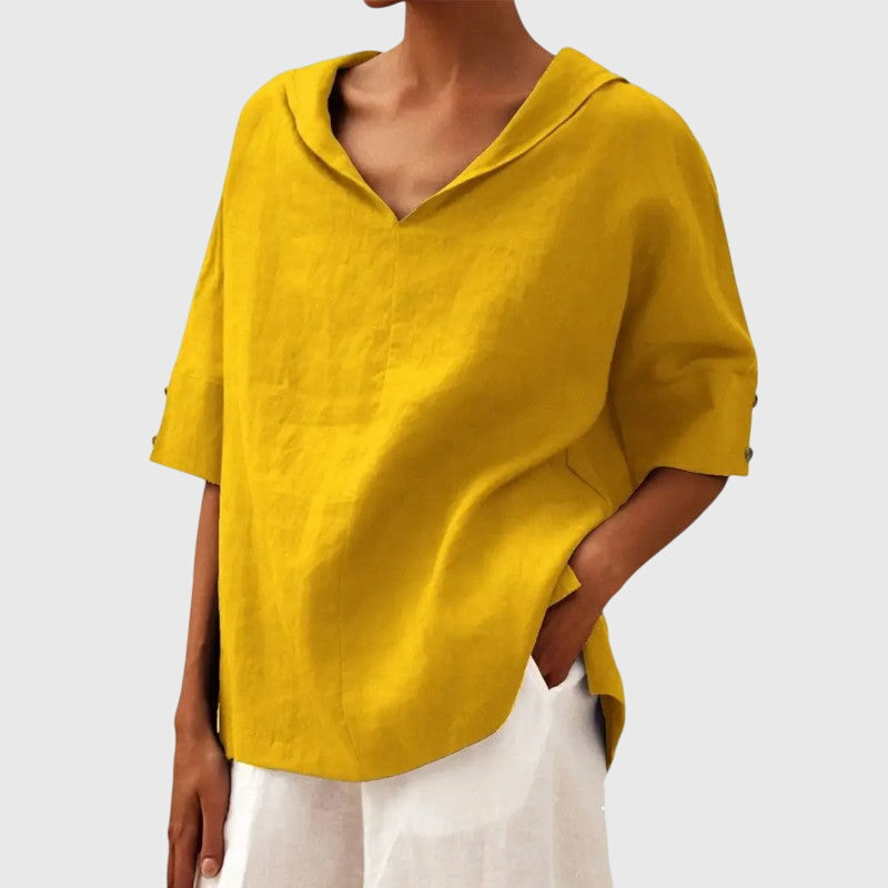 Ayla | Blouse - Brown