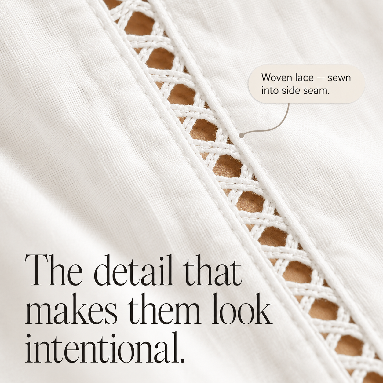 Lunava – Lace-Side Capri Pants for Women