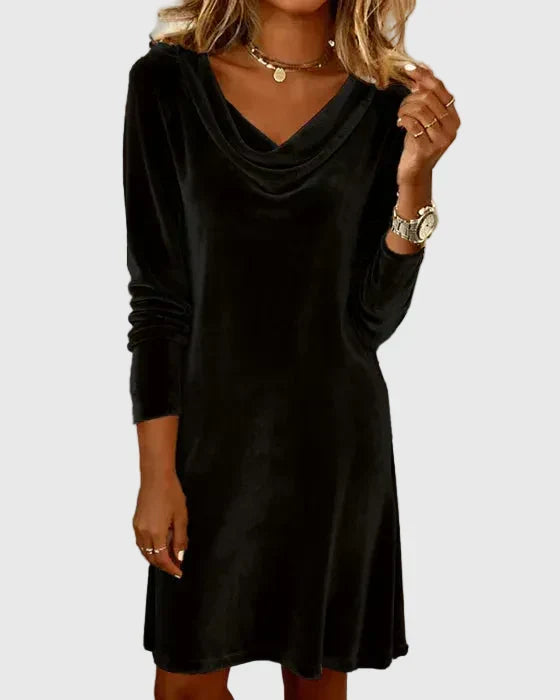 Frosina | Velvet Dress Loose Fit