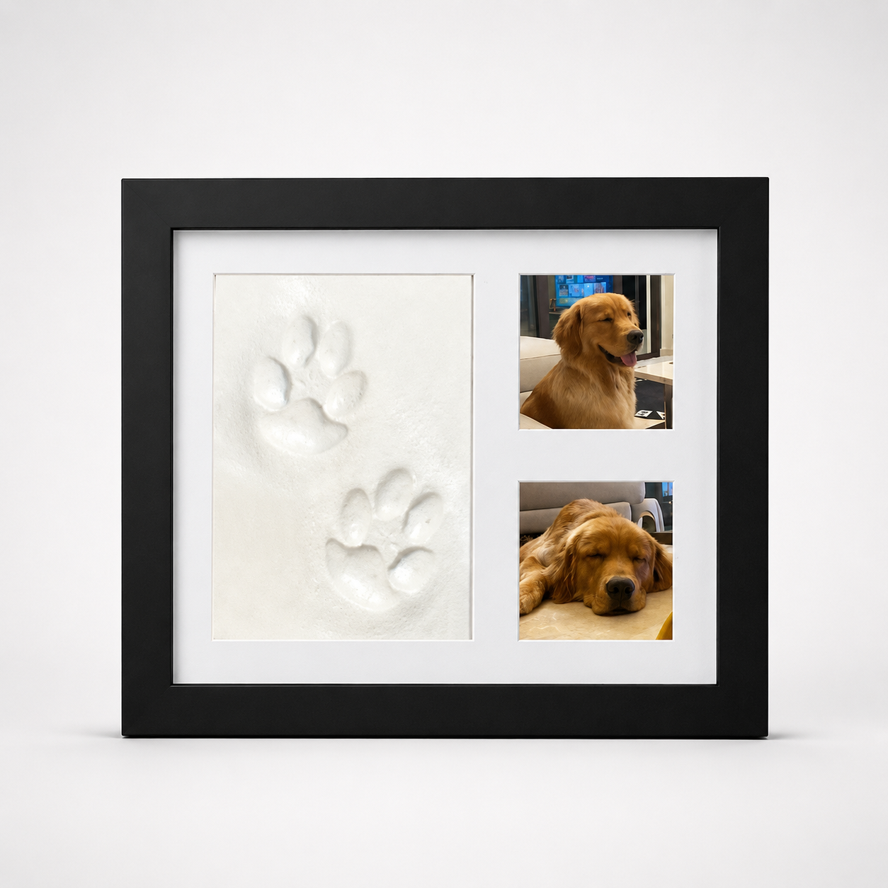 Littlecast – Silver Paw Print Photo Frame Kit