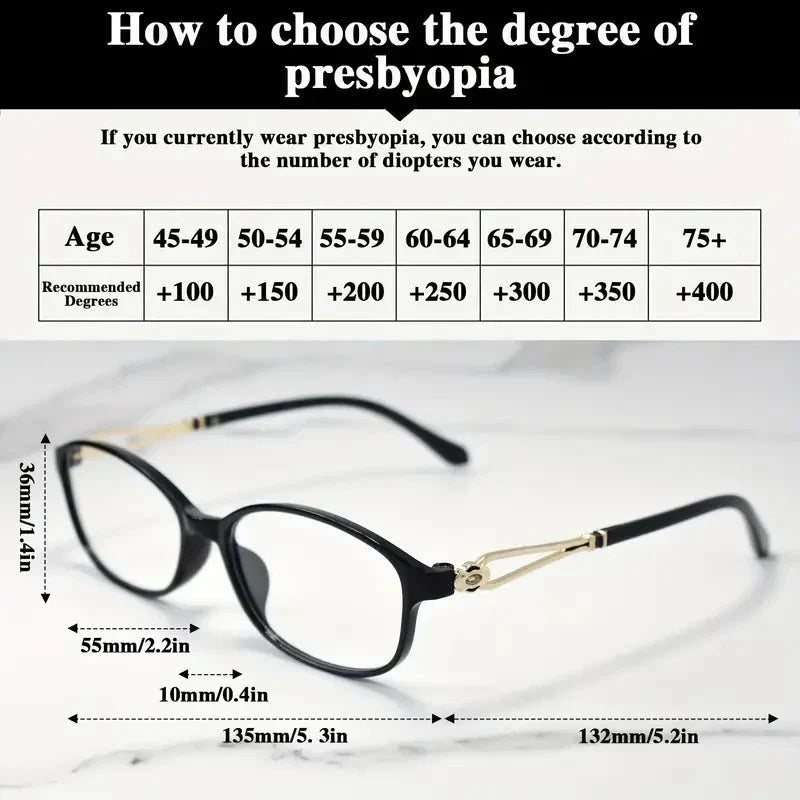 Lumora - Sleek Metal Readers with Blue Light Filtering (40% Off)