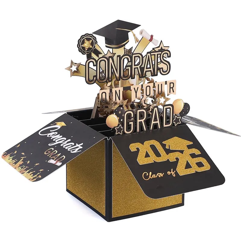 LumiCard – 3D Pop-Up Graduation Card for Class of 2026